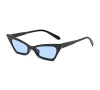 Occhiali da sole femminili triangolari alla moda occhio di gatto Street Shot Candy-colorati party divertenti occhiali (colore: G, taglia: M), H, Taglia unica