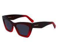 Occhiali da Sole FERRAGAMO SF929SN 615 Clear RED GRADIENT 55/17/145 Donna