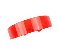 Occhiali da sole futuristici, occhiali da sole del futuro, eleganti occhiali da sole da donna | Occhiali da sole alla moda per protezione UV, occhiali informatici senza bordi, Colore: rosso, vedi