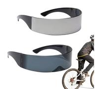 Occhiali da sole futuristici - Wrap-Around senza bordi - Occhiali da sole a prova di futuro, per uomini e donne, per il pendolarismo quotidiano, guida e ciclismo