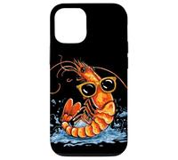 Occhiali da sole gamberetti costume per gli amanti dei frutti di mare e gamberetti Custodia per iPhone 12/12 Pro