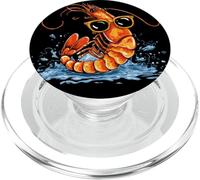 Occhiali da sole gamberetti costume per gli amanti dei frutti di mare e gamberetti PopSockets PopGrip per MagSafe