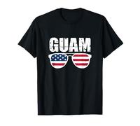 Occhiali da Sole Guam Bandiera Americana Patriottica Maglietta