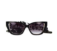 Guess Donna GU7816 01B Occhiali da sole Iniettato Nero Fumo Cat Eye Normale Sfumato