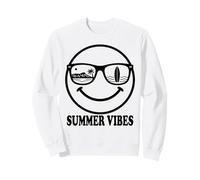 Occhiali da Sole Happy Face Beach Surf Summer Vacation Design Felpa