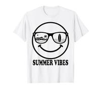 Occhiali da Sole Happy Face Beach Surf Summer Vacation Design Maglietta