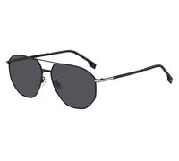 Occhiali da Sole HUGO BOSS BOSS 1612/F/SK 124 MATTE BLACK SILVER 61/15/145 Uomo