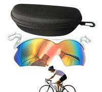 Occhiali Da Sole In Clip Polarizzati - Lente Per La Riduzione Dei Bagliori, Tonalità Clipon Universale | Accessorio Per Visione Pieghevole Resistente, Occhiali Per Protezione UV, Telaio In Metallo Leg