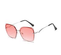 Occhiali da sole in metallo alla moda per uomo e donna occhiali da sole per vacanze al mare all'ombra (colore: E, taglia: M) 2026