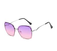 Occhiali da sole in metallo alla moda per uomo e donna occhiali da sole per vacanze al mare all'ombra (colore: A, taglia: M) 2026