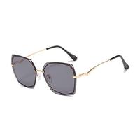 Occhiali da sole in metallo alla moda per uomo e donna occhiali da sole per vacanze al mare all'ombra (colore: B, taglia: M) 2026
