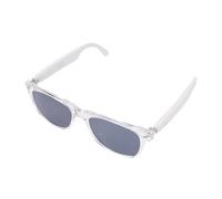 Occhiali da Sole Intelligenti, Occhiali Audio Bluetooth per Uomini e Donne, Protezione UV400 e Occhiali Intelligenti Incorporato in Microfono e (Occhiali da sole a cornice bianca)