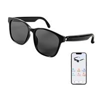 Occhiali da Sole Intelligenti, Occhiali Audio Intelligenti Resistenti ai Raggi UV con Navigazione Vocale con Bluetooth 5.3, Auricolari Aperti, Compatibili con Smartphone e PC per Ciclismo, Guida