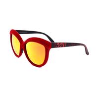 Italia Independent Red Acetate Sunglasses