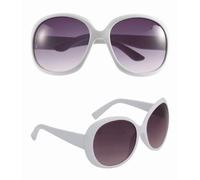 Occhiali Da Sole Jackie O Jackie Onassis Kennedy Bianco Lucido UV ONNASSIS