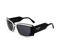 Occhiali da Sole Karl Lagerfeld KL6106S 006 BLACK/WHITE 64/19/135 Unisex