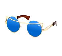 Occhiali da sole KISS@ PREMIUM mod. CONCORDE uomo donna STEAMPUNK tondi vintage