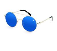 Occhiali da sole KISS® PREMIUM mod.PICCADILLY uomo donna FLIP-UP tondi STEAMPUNK