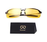 Occhiali da Sole Lenti Gialli di Moda HD Polarizzate / Occhiali da guida per la notte - HD Visione notturna | Cornice metallica | Ultraleggero