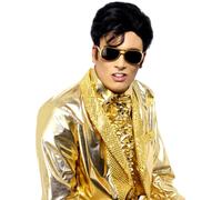 Occhiali Da Sole Licenziati Elvis Presley Uomo Oro Accessorio Per Costume Elvis