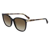 Longchamp Lo612s N Woman Sunglasses Nero Charcoal Black/CAT2 Donna