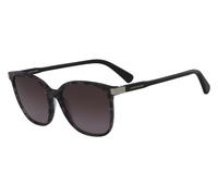 Longchamp Lo612s N Occhiali Da Sole Donna Nero Geometrico