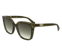 Occhiali da Sole LONGCHAMP LO772S N 308 STRIPED GREEN 55/17/140 Donna