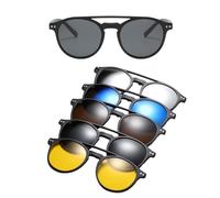 Occhiali da sole magnetici - occhiali da sole sportivi magnetici, occhiali da a clip | Eyewear magnetico, lente polarizzata e visione notturna per uomini donne occhiali da che correvano per