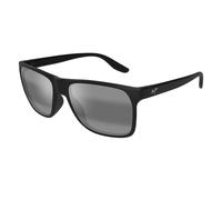 Maui Jim Occhiali da sole da uomo Pailolo con lenti polarizzate brevettate, Nero/Grigio Neutro Polarizzato, Large