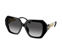 Michael Kors Donna MK2232U SOUTH BEACH 30058G Occhiali da sole Acetato Nero Grigio Squadrata Normale Sfumato