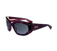 Missoni Mis 0001/s Occhiali Da Sole Donna Viola Geometrico Grigio 56mm