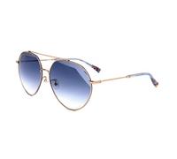 Missoni Mis 0015/s Occhiali Da Sole Donna Acciaio Pilot Blu 60mm
