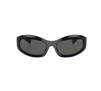 OCCHIALI DA SOLE MIU MIU MU 14ZS (16K08Z) acetato nero e lenti grigie occhiali da sole