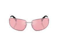OCCHIALI DA SOLE MIU MIU MU A50S (1BC70J) argento con lenti rosa specchiate occhiali da sole