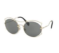 Occhiali Da Sole Miu Miu MU50SS ZVN9K1 57Mm Da Donna Oro Chiaro / Grigio Scuro