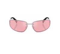 OCCHIALI DA SOLE MIU MIU MUA50S (1BC70J) argento con lenti rosa specchiate occhiali da sole