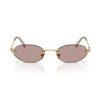Miu Miu Occhiali da Sole MUA54S 5AK20I Oro/Viola Chiaro Marrone Donna 51/20/140