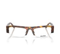 Miu Miu Occhiali da Sole MUB07S 14L08N Marrone Miele/Trasparente con Filtro Luce Blu Donna 51/17/135