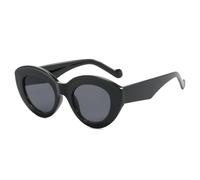 Occhiali da Sole Moda Cat's Eye con Montatura Spessa e Oversize Donna Occhiali Neri Vintage Occhiali da Sole Occhiali da Sole UV400 Femminili