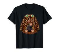 Occhiali da Sole Mole Steampunk Burrow Underground City Maglietta