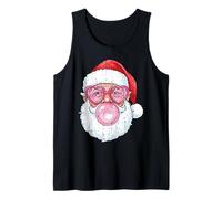 Occhiali da Sole Natalizi a Forma di Cuore di Babbo Natale in Gomma per Bambine Canotta