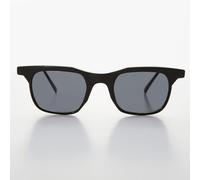 Occhiali Da Sole Nerd A Montatura Quadrata Piccola Nero/Grigio - Kennedy