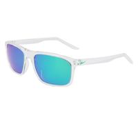 Nike Unisex NIKE FIRE L P FD1819 900 Occhiali da sole Bio-iniettato Trasparente Verde Squadrata Polarizzata Specchiato