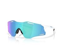 Oakley Unisex OO9512D CYBR ZERO 951202 Occhiali da sole O_Matter Bianco Blu Squadrata Normale