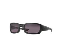 Occhiali Da Sole Oakley Fives Squared OO9238 3254 Nero Opaco / Grigio Prizm