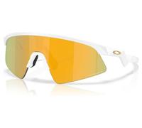Occhiali da sole oakley resistor sweep bianco opaco prizm 24k ref oo9015 11