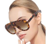 Occhiali da sole ovali da donna,Occhiali da sole ovali | Occhiali da sole aviator sfumati ombreggiati,Occhiali da sole alla moda con protezione UV, occhiali da sole da guida per donna, Stampa