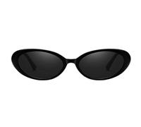 Occhiali da sole ovali da donna,Occhiali da sole ovali retrò da donna | Occhiali da sole retrò minuscoli ovali da donna - Occhiali da sole alla moda Occhiali da sole ovali cool per il, Nero , Se