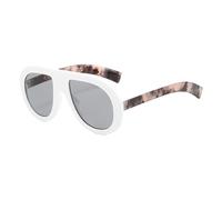 Occhiali da sole ovali retrò da donna - Occhiali da guida ombreggiati vintage | Occhiali da sole alla | Protezione UV all'aperto | Per le donne che prendono il sole, bianco, Se référer au