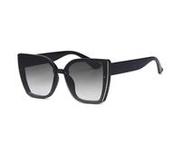 -Occhiali da sole oversize Cat Eye per le donne di lusso moda grande montatura quadrata occhiali da sole per gli uomini retrò trendy Cateye Eyewear 2026
